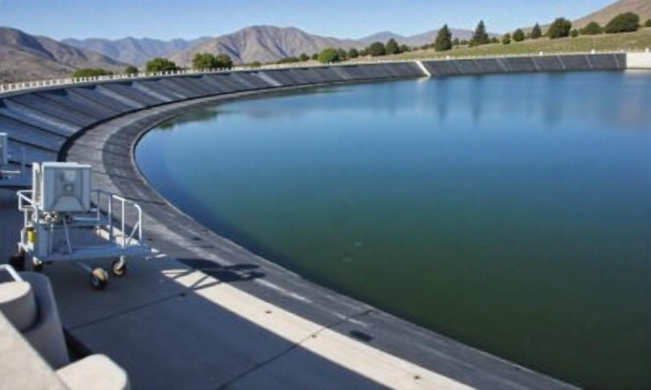 Limpieza urgente de balsa de agua en Almería